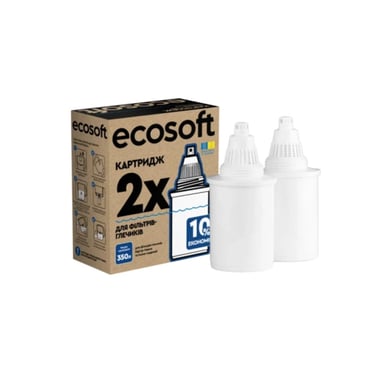 Картридж для фільтра глечика Ecosoft Бар''єр 2 шт (CRVK2BARECO) - фото 1