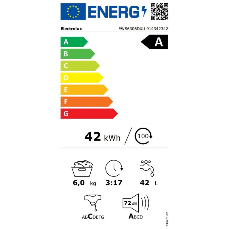 Пральна машина Electrolux EWS6306DXU - фото 7