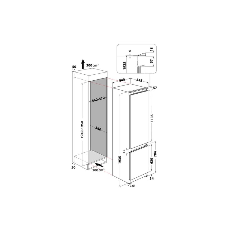 Холодильник Whirlpool WHC20D023B1SF - фото 8