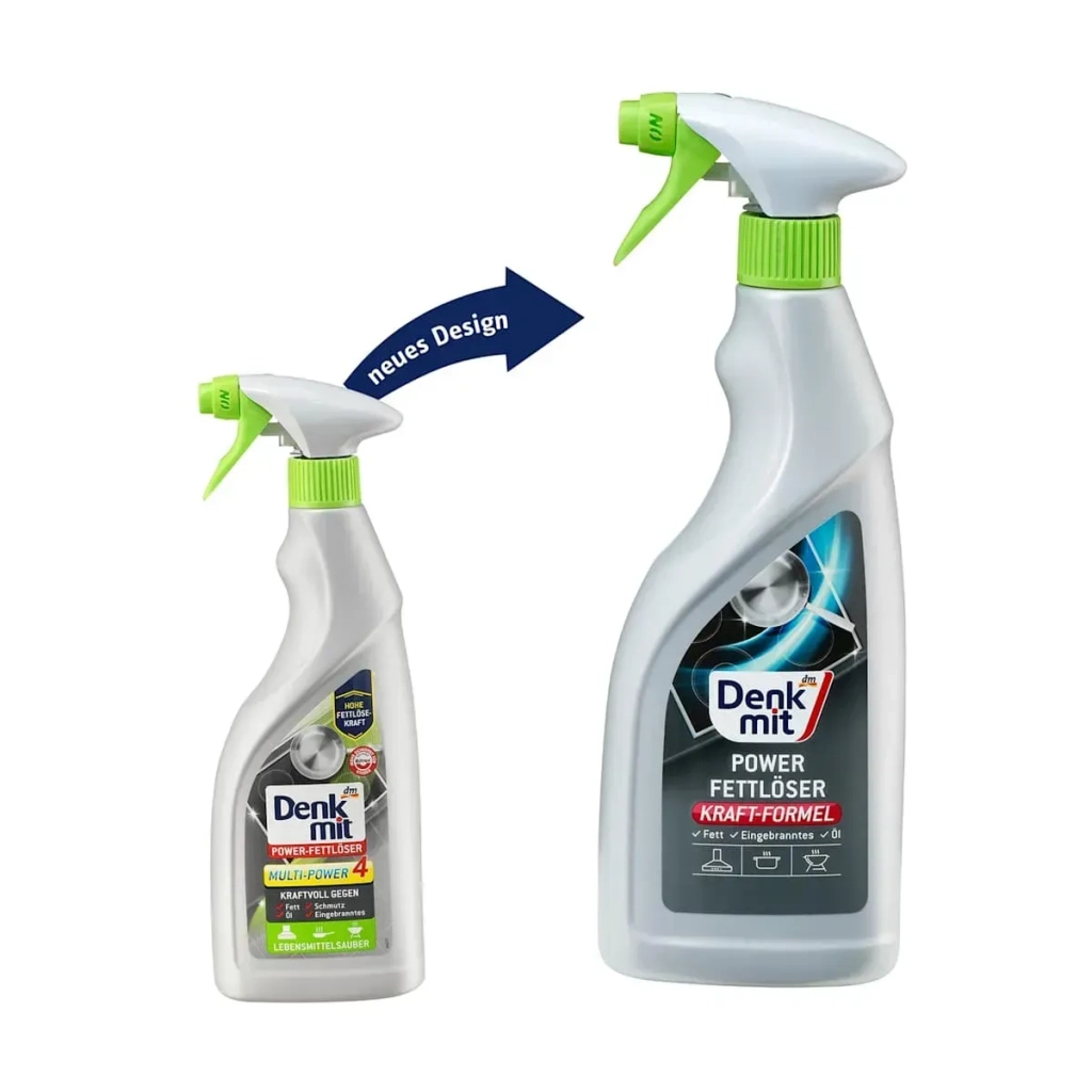 Спрей для чищення кухні DenkMit Fettreiniger Power Для видалення жиру 750 мл (4066447789973) - фото 3 Спрей для чищення кухні DenkMit Fettreiniger Power Для видалення жиру 750 мл (4066447789973) - фото 3