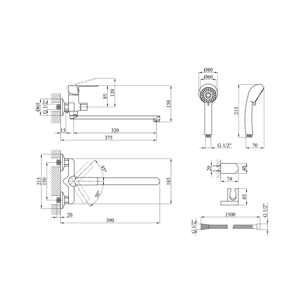 Змішувач Kroner Bremen-C070 (CV012071) - фото 9 Змішувач Kroner Bremen-C070 (CV012071) - фото 9