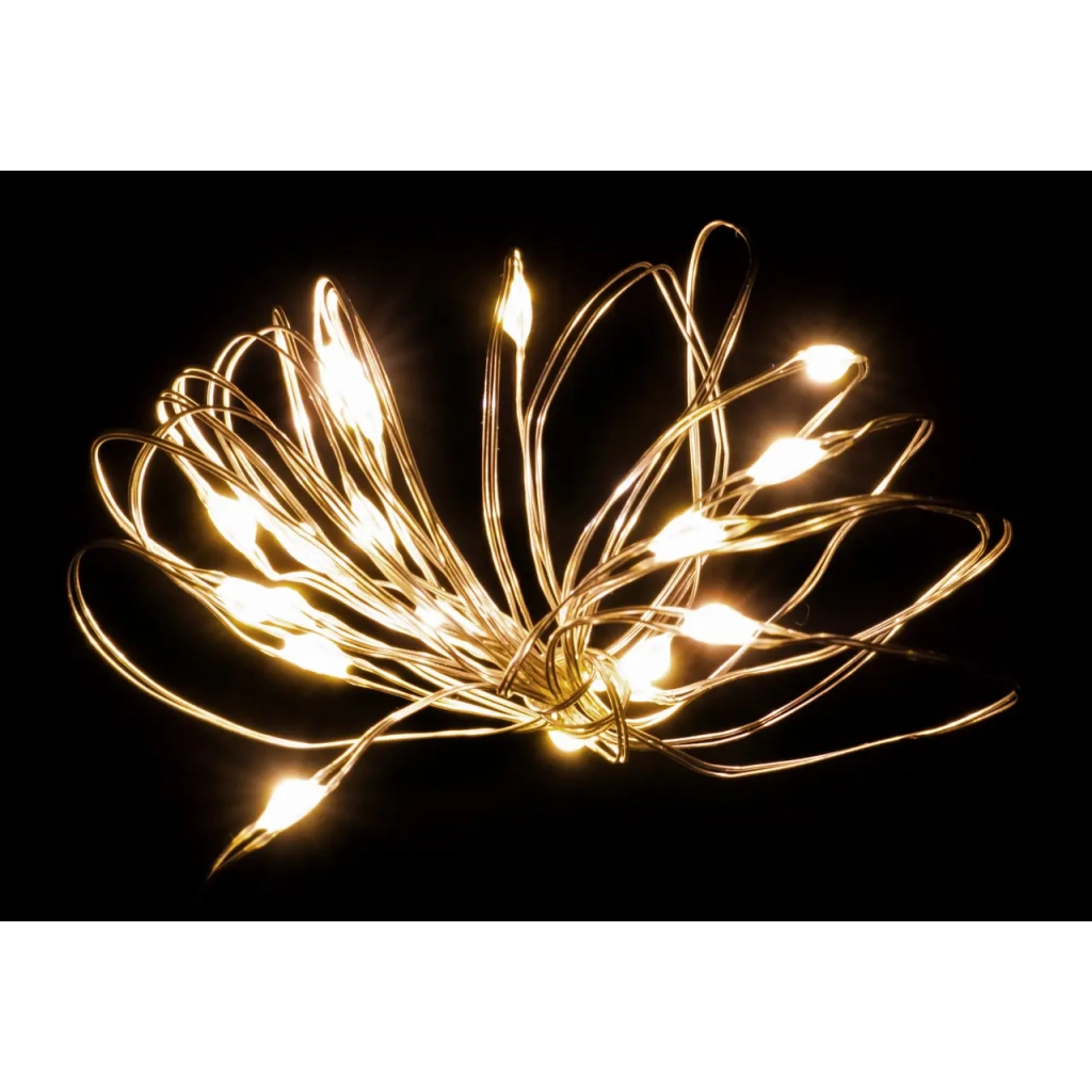 Гірлянда Luca Lighting струна, 1 м, класична біла, 10 LED 2xCR2032 (8718861660623)