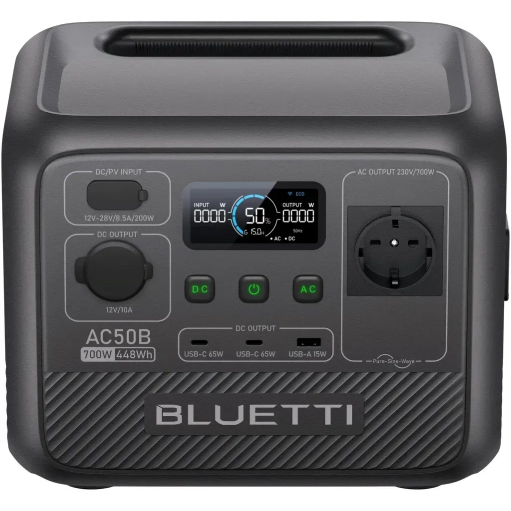 Зарядна станція BLUETTI AC50B 700W 448Wh (AC50B) - фото 2 Зарядна станція BLUETTI AC50B 700W 448Wh (AC50B) - фото 2