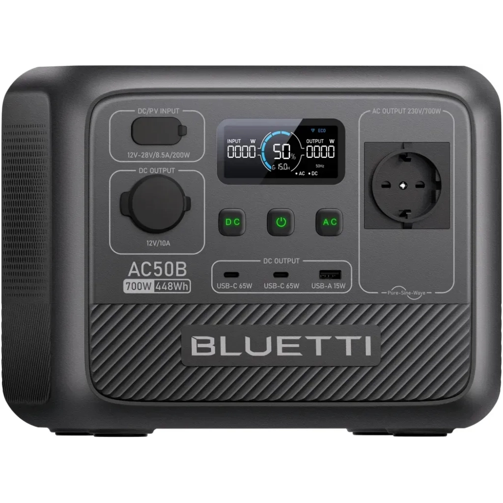 Зарядна станція BLUETTI AC50B 700W 448Wh (AC50B) - фото 4 Зарядна станція BLUETTI AC50B 700W 448Wh (AC50B) - фото 4