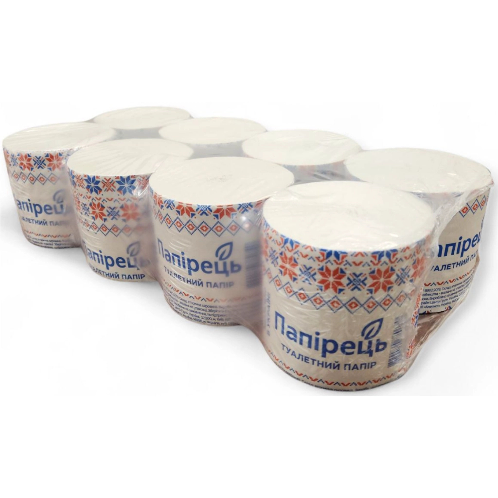Туалетний папір Папірець 1 шар 8 рулонів (4820170780740) - фото 2 Туалетний папір Папірець 1 шар 8 рулонів (4820170780740) - фото 2