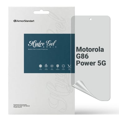 Плівка захисна Armorstandart hydrogel Matte Motorola G86 Power 5G (ARM86582)