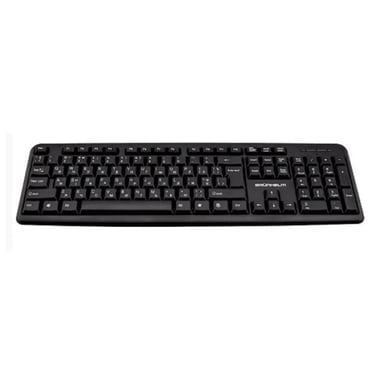 Клавіатура Grunhelm KB-101WD USB UA Black (109327) - фото 1