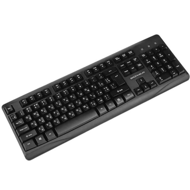 Комплект Grunhelm KBM-4810WL Wireless UA Black (126877) - фото 2
