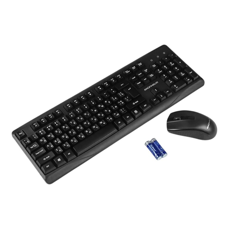 Комплект Grunhelm KBM-4810WL Wireless UA Black (126877) - фото 3