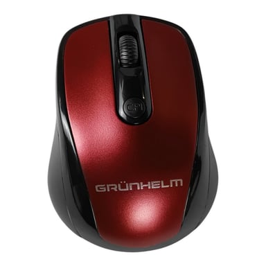 Мишка Grunhelm M-510WL Wireless Black/Red (126870) - фото 1