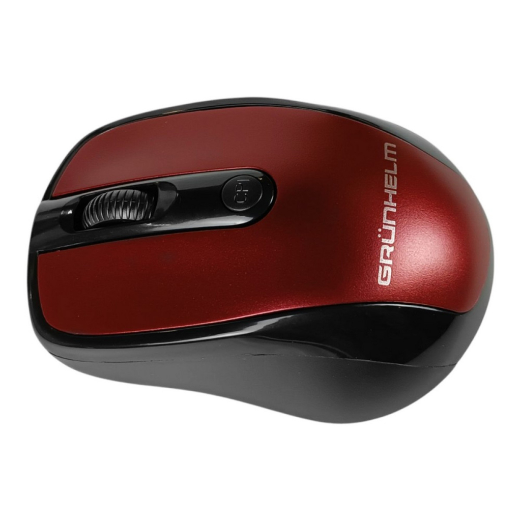 Мишка Grunhelm M-510WL Wireless Black/Red (126870) - фото 4 Мишка Grunhelm M-510WL Wireless Black/Red (126870) - фото 4