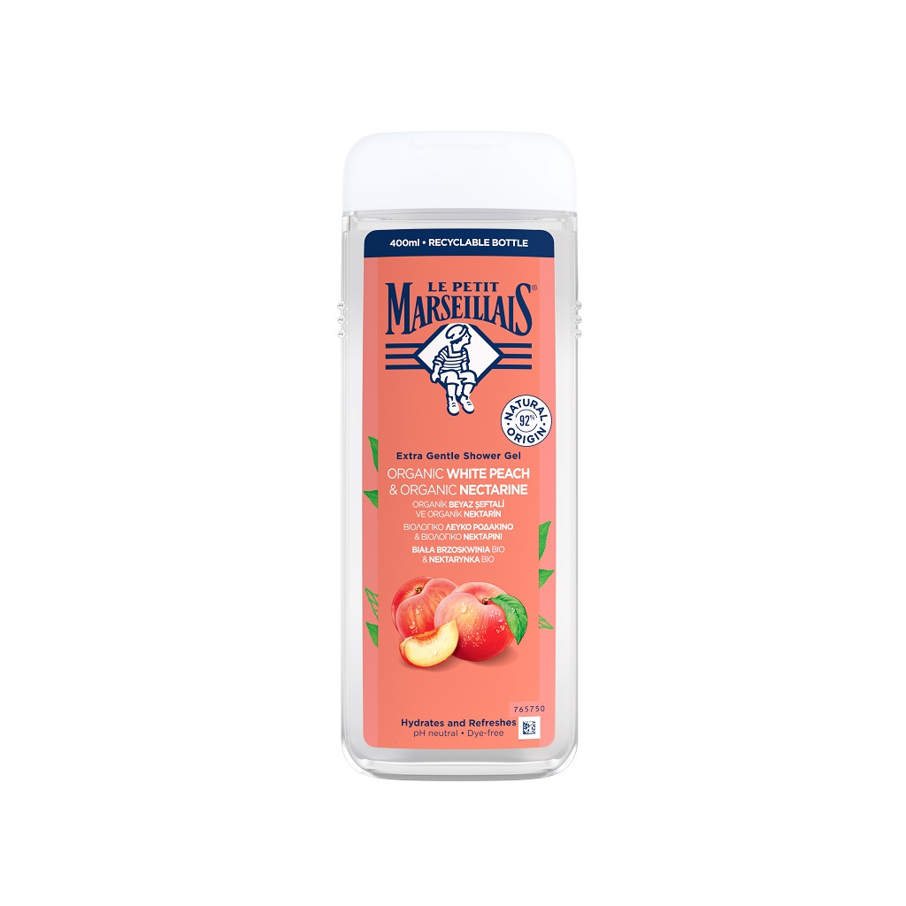 Гель для душу Le Petit Marseillais БІО Білий персик та нектарин 400 мл (3574661578408) Гель для душу Le Petit Marseillais БІО Білий персик та нектарин 400 мл (3574661578408)