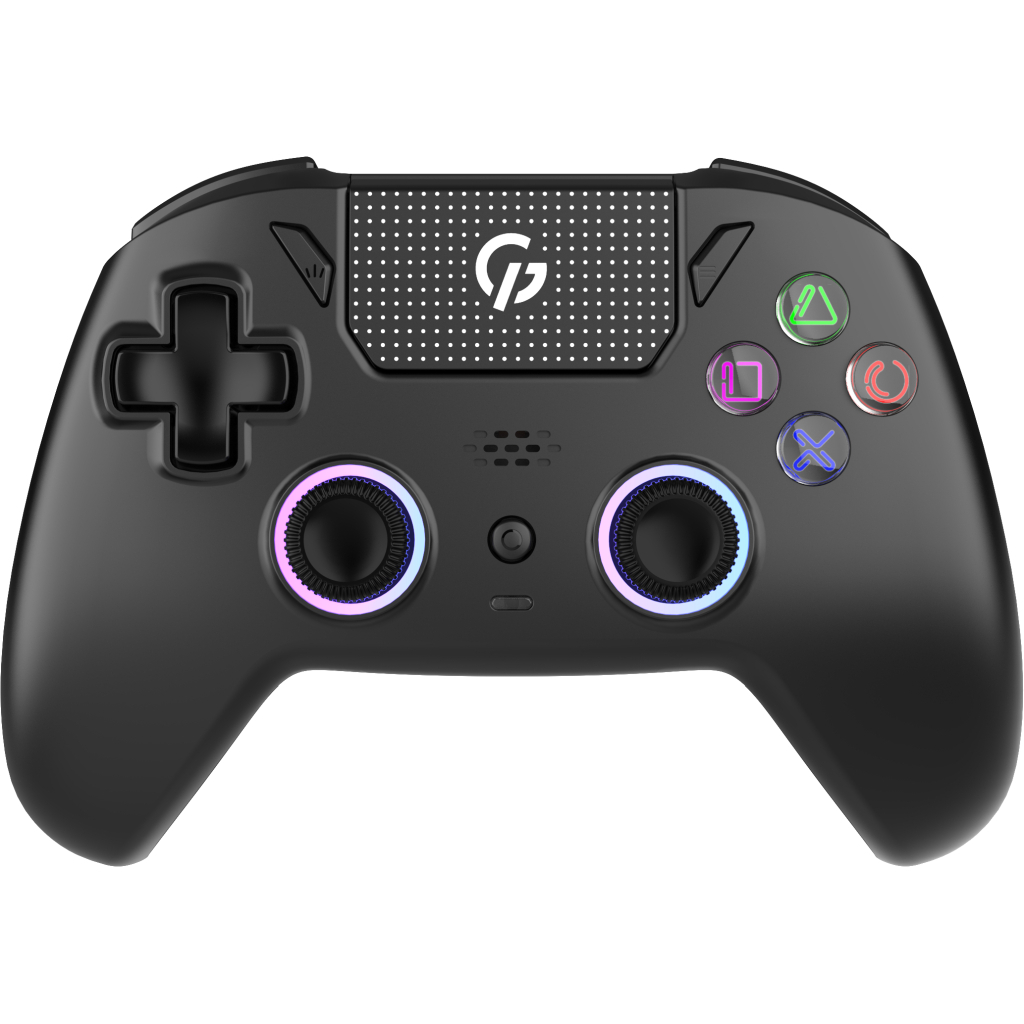 Геймпад GamePro GPS20B 2.4G/BT 5.1/USB (Switch/PC/PS/iOS/Android) RGB Black (GPS20B) - фото 1