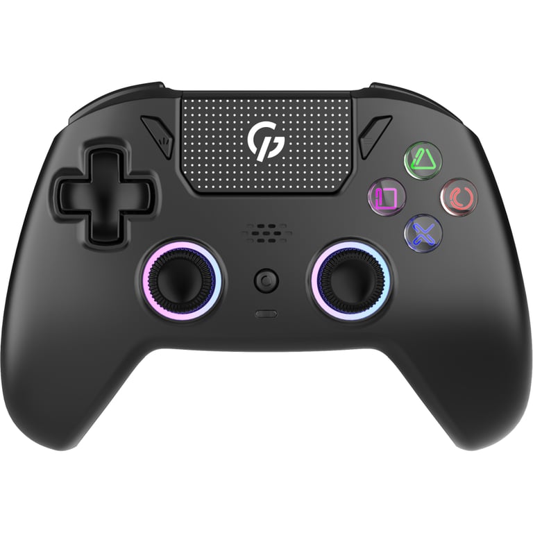 Геймпад GamePro GPS20B 2.4G/BT 5.1/USB (Switch/PC/PS/iOS/Android) RGB Black (GPS20B) - фото 1
