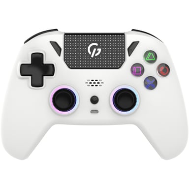 Геймпад GamePro GPS20W 2.4G/BT 5.1/USB (Switch/PC/PS/iOS/Android) RGB White (GPS20W) - фото 1