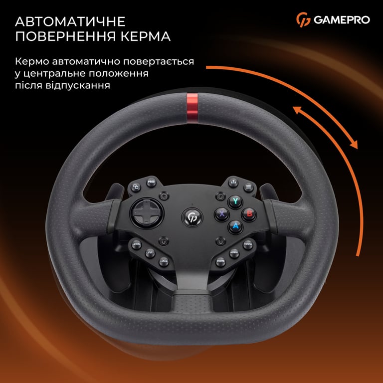 Кермо GamePro RW575PM з педалями та коробкою передач XBOXONE/PS4/PS3/PC/SWITCH (RW575PM) - фото 10