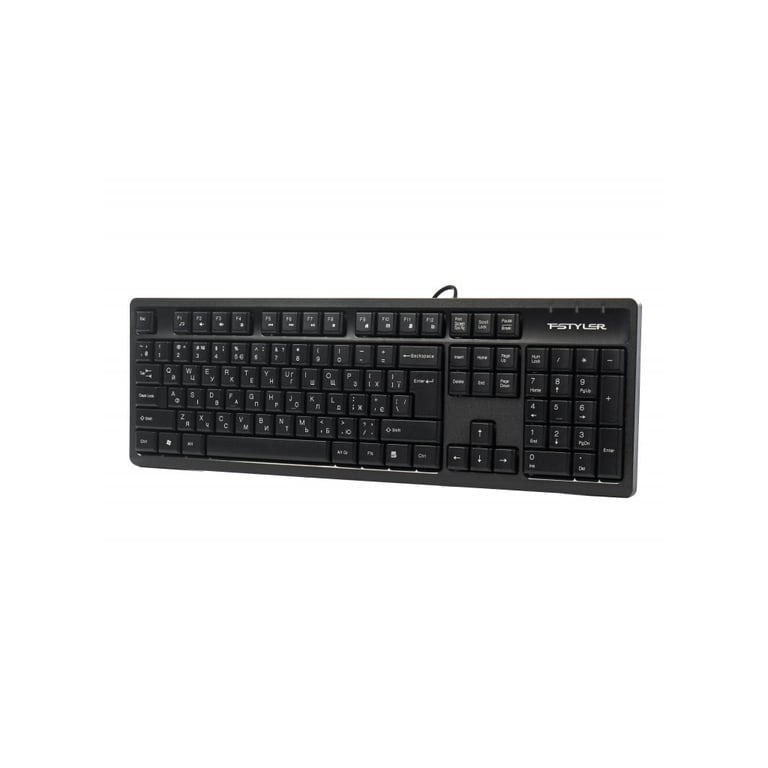 Клавіатура A4Tech FK12 USB UA Black (4711421003148) - фото 3