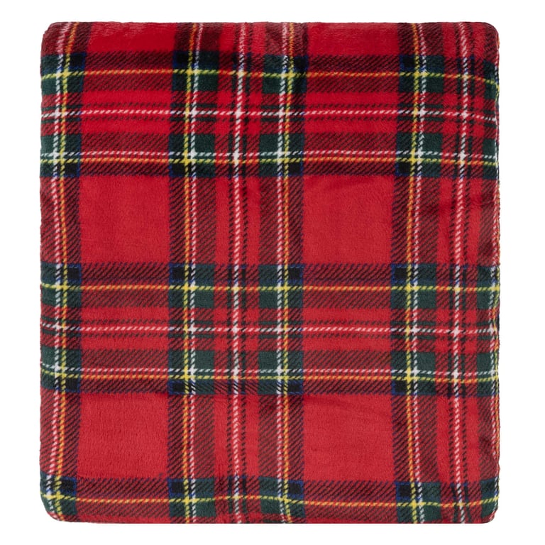 Плед Ardesto Christmas Flannel 160х200см, 100% поліестер, клітинка, червоний (ART0133PB) - фото 2