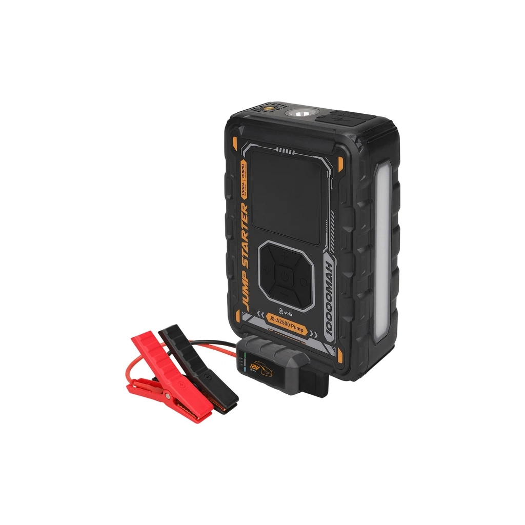 Пуско зарядний пристрій Atria 8000mAh 1000A QC18W Pump LED ліхтар (JS-A2500 Pump) - фото 2 Пуско зарядний пристрій Atria 8000mAh 1000A QC18W Pump LED ліхтар (JS-A2500 Pump) - фото 2