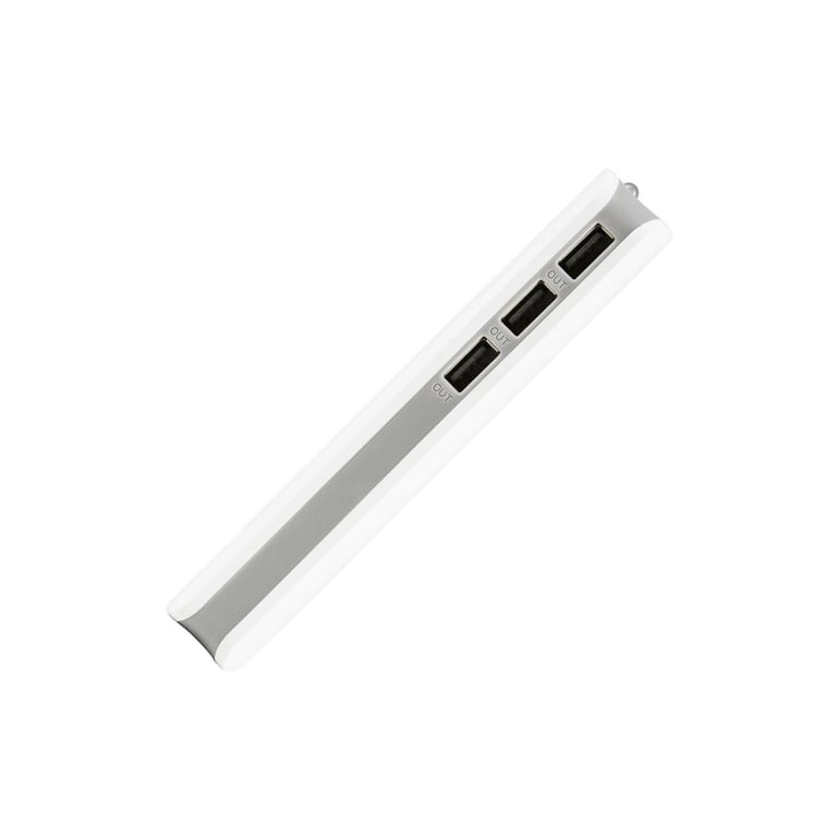 Батарея універсальна Esperanza 8000mAh input/Micro-USB, output/3*USB, White/Grey (EMP106WE) - фото 4