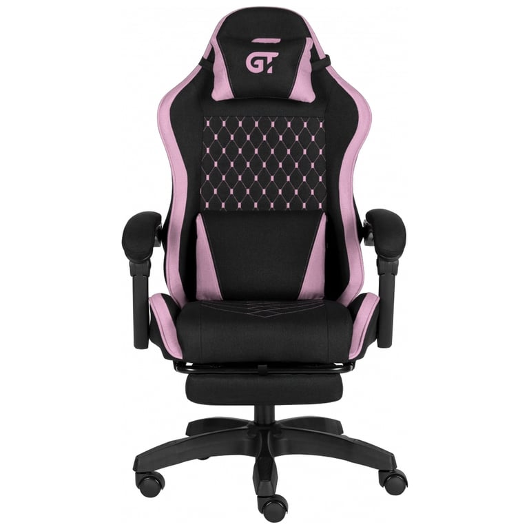 Крісло ігрове GT Racer X-2339 Black/Pink (X-2339 Fabric Black/Pink) - фото 1