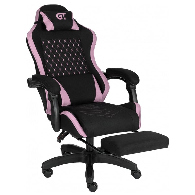 Крісло ігрове GT Racer X-2339 Black/Pink (X-2339 Fabric Black/Pink) - фото 5