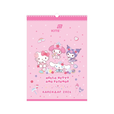 Календар Kite планер настінний Hello Kitty 2026 рік (HK26-440)