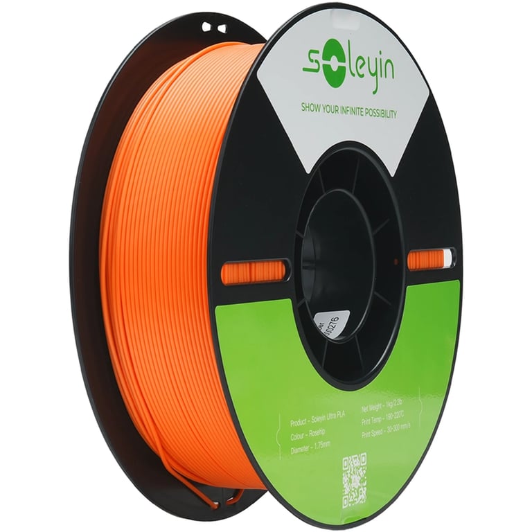 Пластик для 3D-принтера Creality Soleyin PLA ULTRA 1кг, 1.75мм, orange rosehip (3301010601)