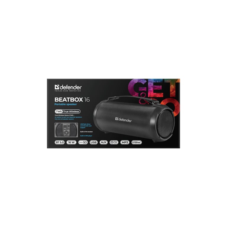 Акустична система Defender Beatbox 16 Black (65216) - фото 4