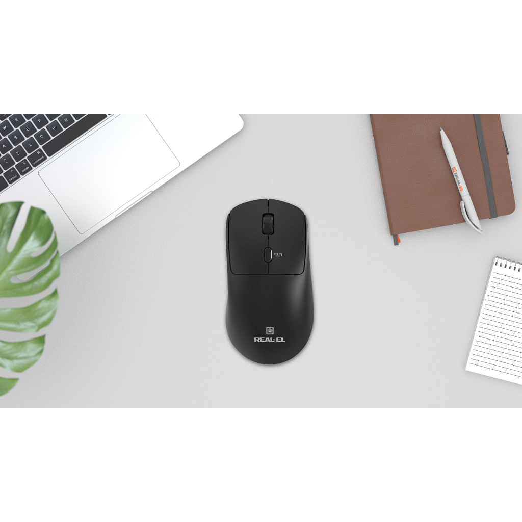 Мишка REAL-EL RM-317W Wireless Black (EL123200052) - фото 11 Мишка REAL-EL RM-317W Wireless Black (EL123200052) - фото 11
