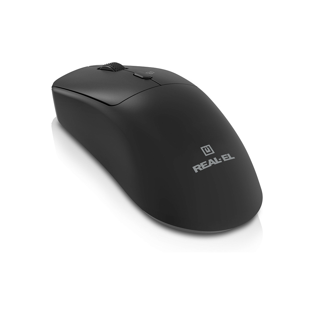 Мишка REAL-EL RM-317W Wireless Black (EL123200052) - фото 3 Мишка REAL-EL RM-317W Wireless Black (EL123200052) - фото 3
