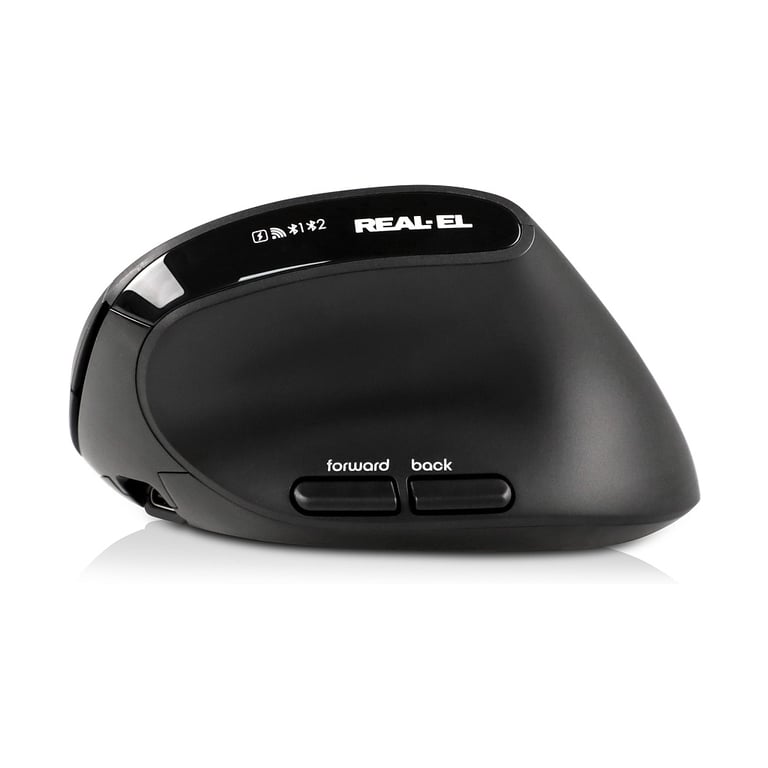 Мишка REAL-EL RM-490W Wireless/Bluetooth Black (EL123200058) - фото 6