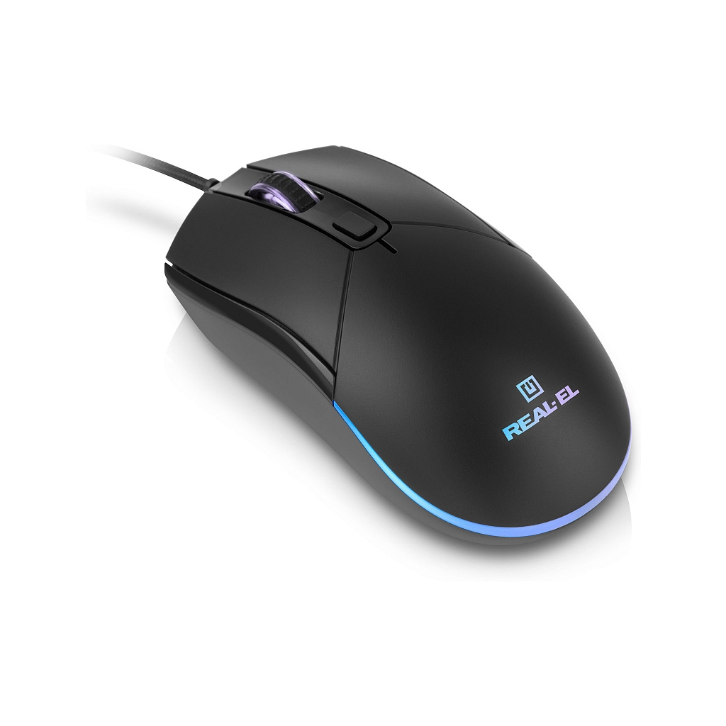 Мишка REAL-EL RM-515 USB Black (EL123200059) - фото 3 Мишка REAL-EL RM-515 USB Black (EL123200059) - фото 3