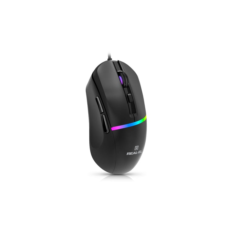 Мишка REAL-EL RM-530 USB Black (EL123200053) - фото 3