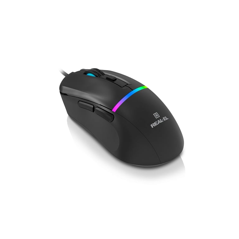 Мишка REAL-EL RM-530 USB Black (EL123200053) - фото 5