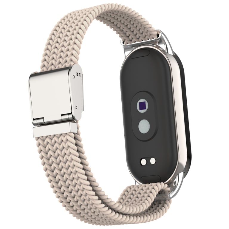 Ремінець до фітнес браслета Armorstandart Braided Solo Loop для Xiaomi Smart Band 10/9/8 Beige (ARM88103) - фото 3