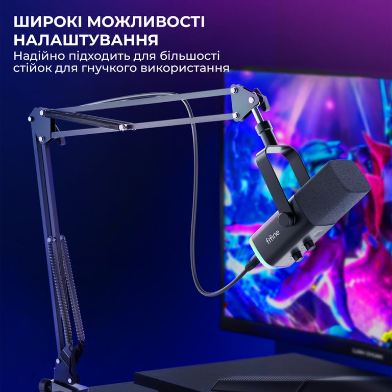 Мікрофон Fifine AM8T USB Black (AM8T) - фото 8