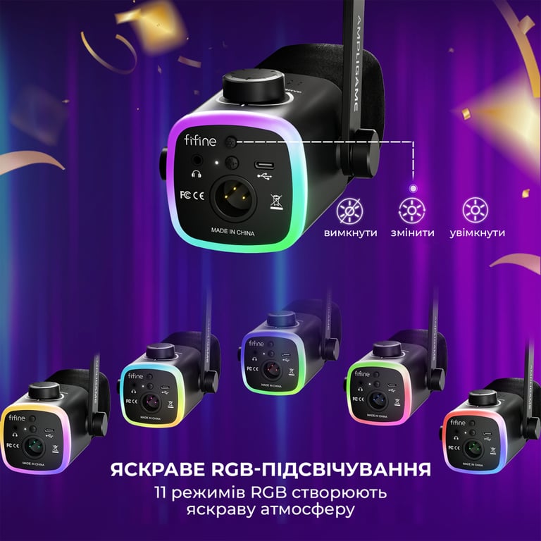 Мікрофон Fifine AM9W USB White (AM9W) - фото 11