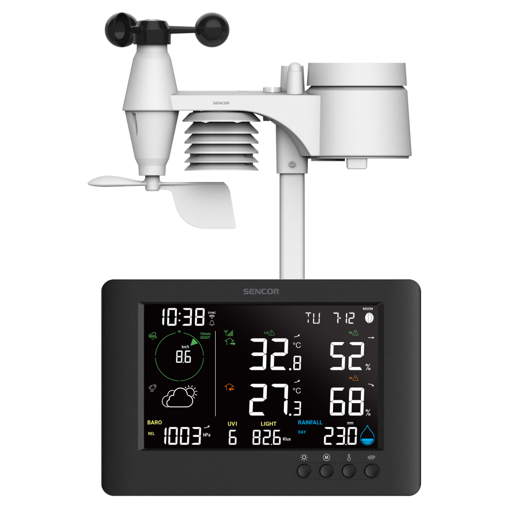 Метеостанція Sencor SWS10500WIFI - фото 4 Метеостанція Sencor SWS10500WIFI - фото 4