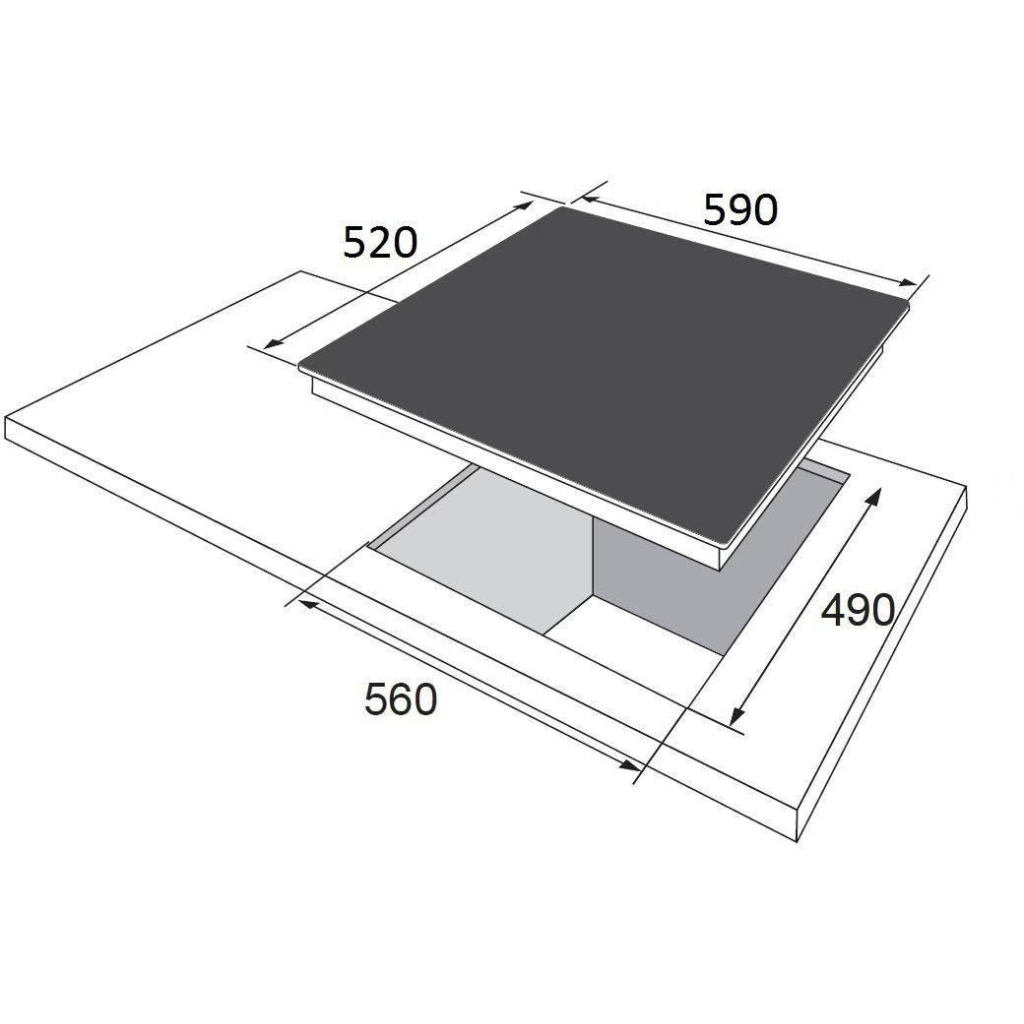 Комплект вбудованої техніки Hansa FCGW68329 - фото 4 Комплект вбудованої техніки Hansa FCGW68329 - фото 4