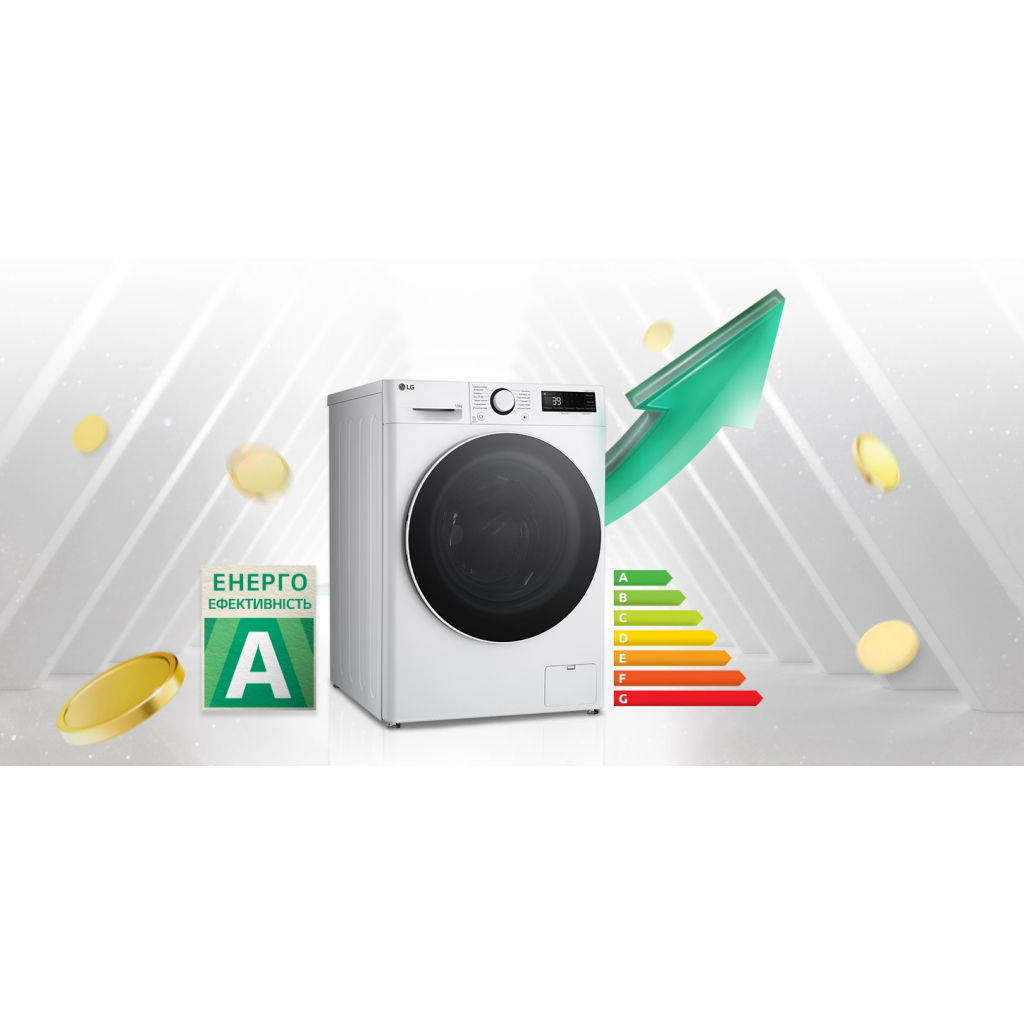 Пральна машина LG F4Y5ES0W - фото 2 Пральна машина LG F4Y5ES0W - фото 2