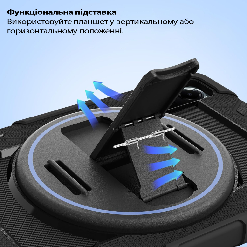 Чохол до планшета BeCover Horizontal handle Xiaomi Redmi Pad 2 11.0" Black (714566) - фото 3 Чохол до планшета BeCover Horizontal handle Xiaomi Redmi Pad 2 11.0" Black (714566) - фото 3