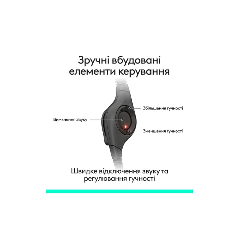 Навушники Logitech H390 USB-C Midnight Black (981-001576) - фото 3