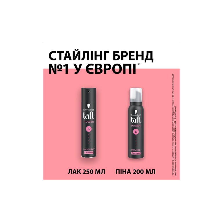 Пінка для волосся Taft Cashmere Power 5 200 мл (9000100477789) - фото 7