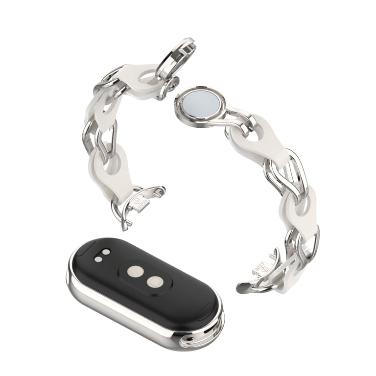 Ремінець до фітнес браслета Armorstandart Chain Wristband для Xiaomi Smart Band 10/9/8 Silver (ARM86889) - фото 3