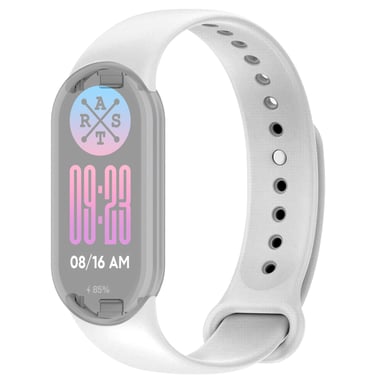 Ремінець до фітнес браслета Armorstandart для Xiaomi Smart Band 10/9/8 White (ARM86916) - фото 1