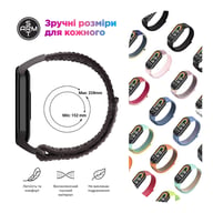 Ремінець до фітнес браслета Armorstandart для Xiaomi Smart Band 10/9/8 Military Green (ARM86898) - фото 3