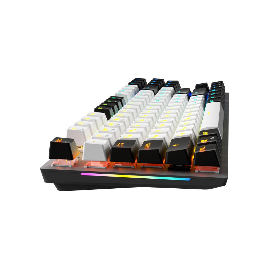 Клавіатура GamePro Genesis Joker Pro MK124G Pro Outemu Red Switch Wireless/Bluetooth/USB UA Gray (MK124G Pro) - фото 3 Клавіатура GamePro Genesis Joker Pro MK124G Pro Outemu Red Switch Wireless/Bluetooth/USB UA Gray (MK124G Pro) - фото 3