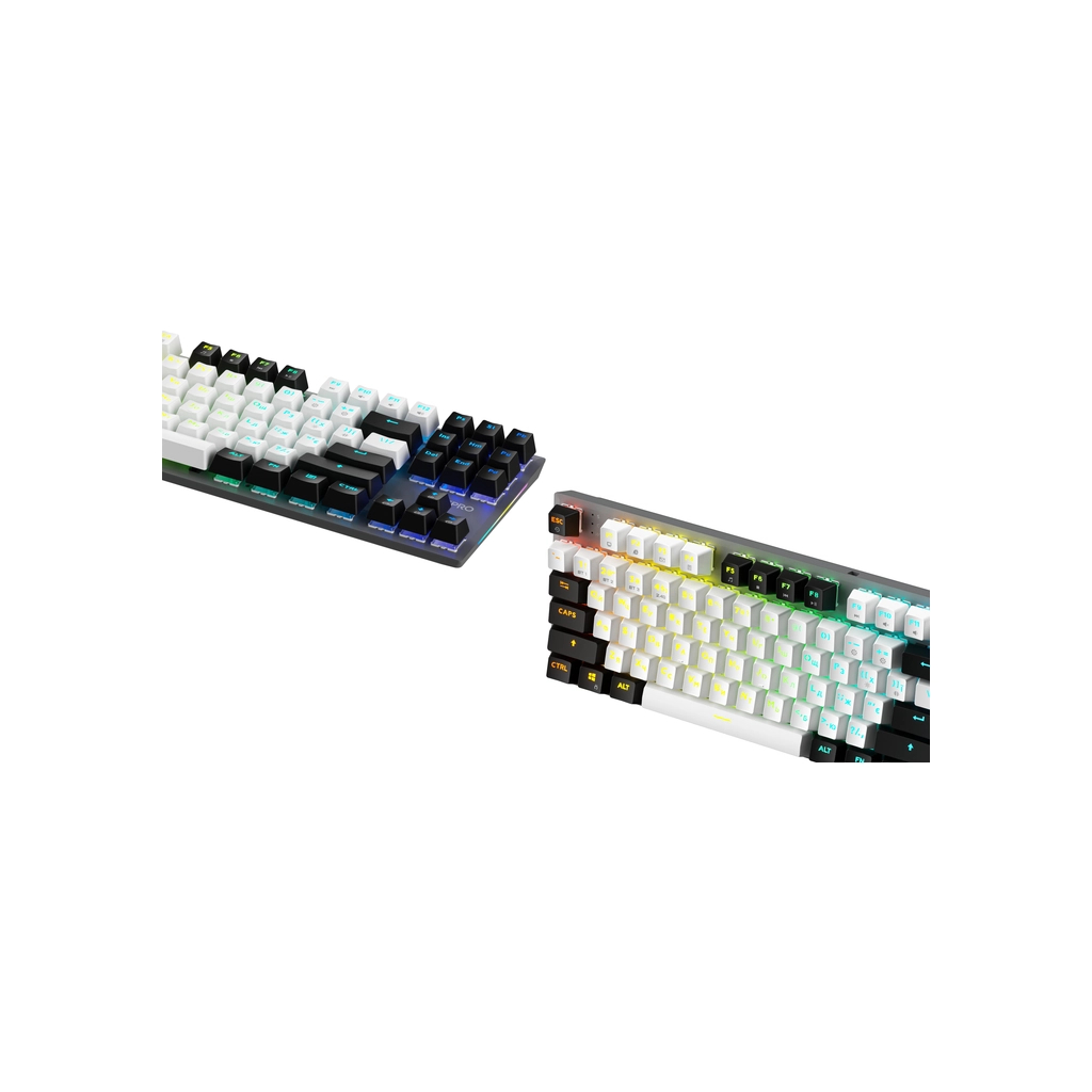 Клавіатура GamePro Genesis Joker Pro MK124G Pro Outemu Red Switch Wireless/Bluetooth/USB UA Gray (MK124G Pro) - фото 5 Клавіатура GamePro Genesis Joker Pro MK124G Pro Outemu Red Switch Wireless/Bluetooth/USB UA Gray (MK124G Pro) - фото 5