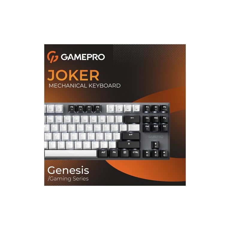Клавіатура GamePro Genesis Joker MK124G Outemu Red Switch USB UA Gray (MK124G) - фото 9